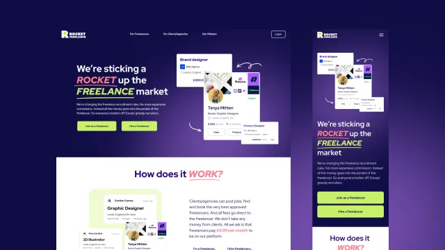Rocket Freelance project screen 3