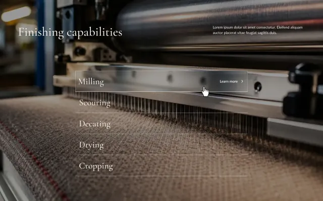 W.T Johnson & Sons project screen 3